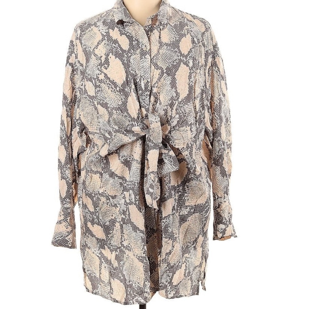 H&M Snake Skin Top